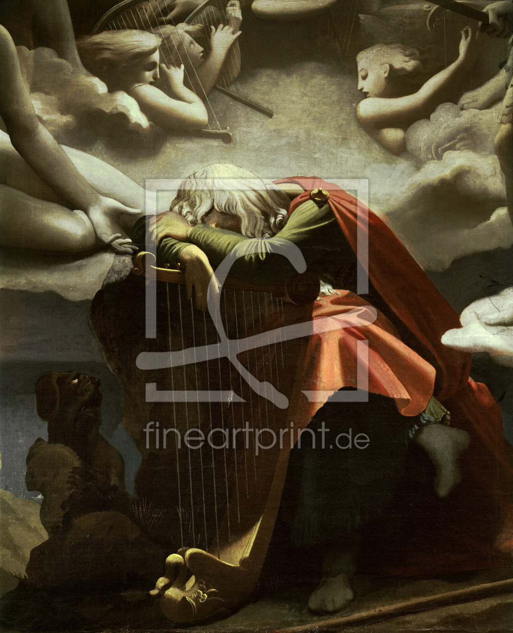 Bild-Nr.: 30001156 Ingres / Ossian's Dream / Painting 1812 erstellt von Ingres, Jean-Auguste-Dominique