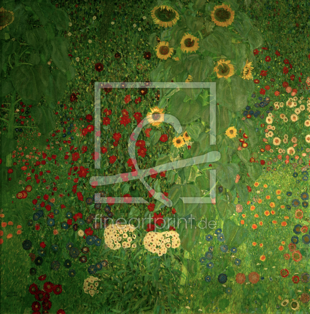 Bild-Nr.: 30001236 Gustav Klimt, Bauerngarten erstellt von Klimt, Gustav