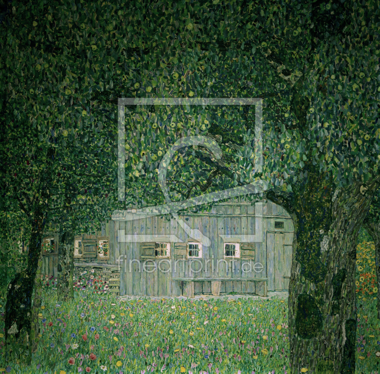 Bild-Nr.: 30001240 Gustav Klimt, Oberösterreich. Bauernhaus erstellt von Klimt, Gustav