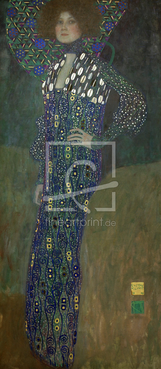 Bild-Nr.: 30001254 Miss Emilie Floege / Klimt / 1902 erstellt von Klimt, Gustav