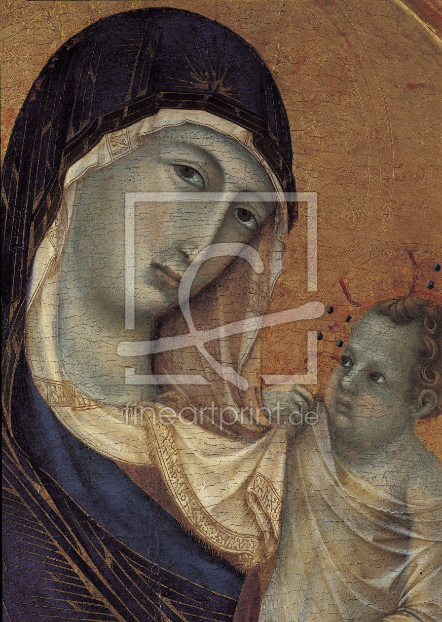 Bild-Nr.: 30001440 Duccio / Madonna and Child / Paint. erstellt von Duccio (di Buoninsegna)