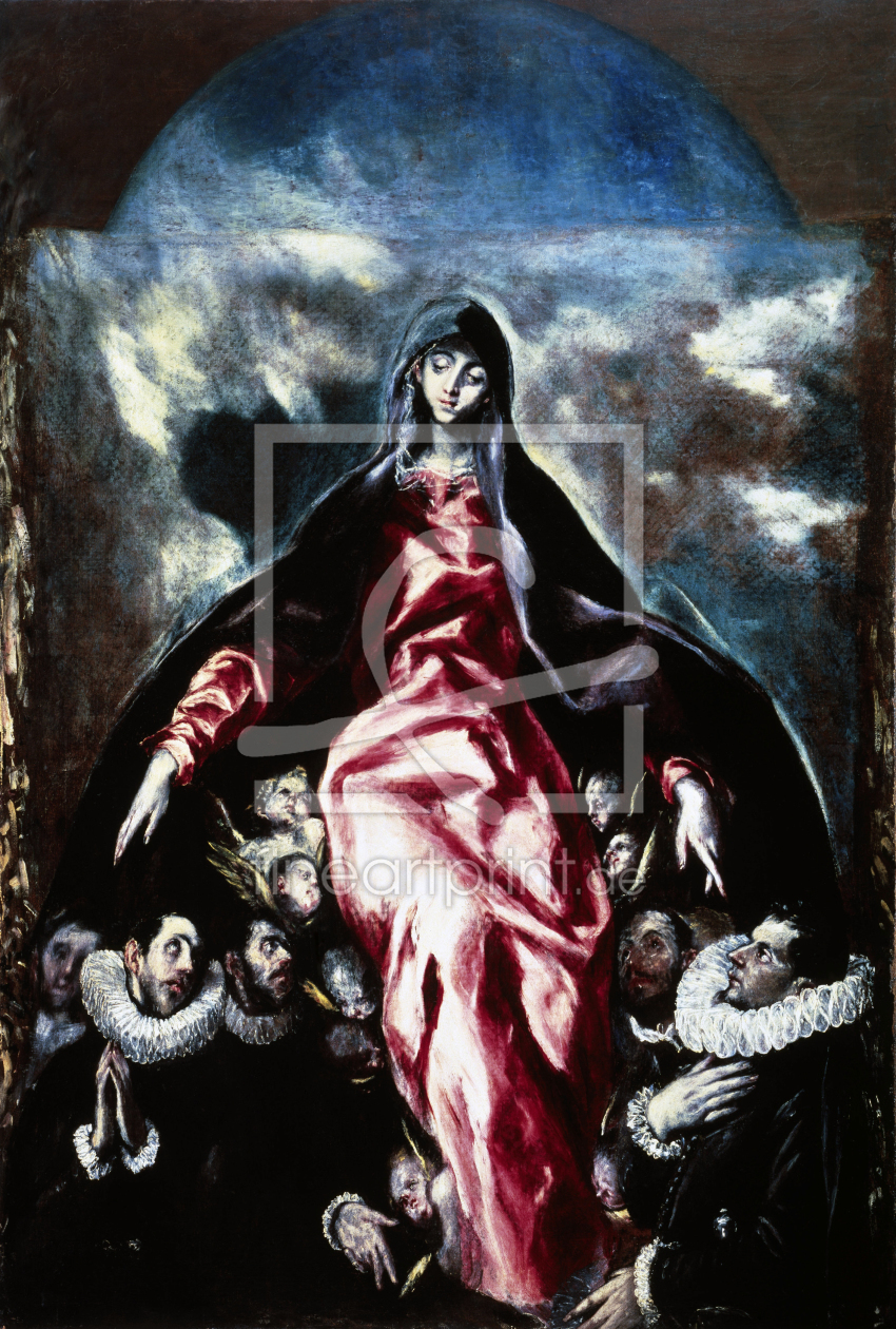 Bild-Nr.: 30001532 El Greco, Schutzmantelmadonna erstellt von Greco, El (Domenikos Theotokopoulos)