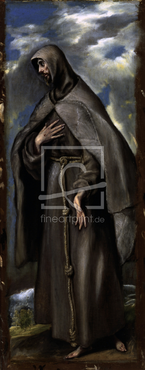 Bild-Nr.: 30001538 El Greco / Francis of Assisi erstellt von Greco, El (Domenikos Theotokopoulos)