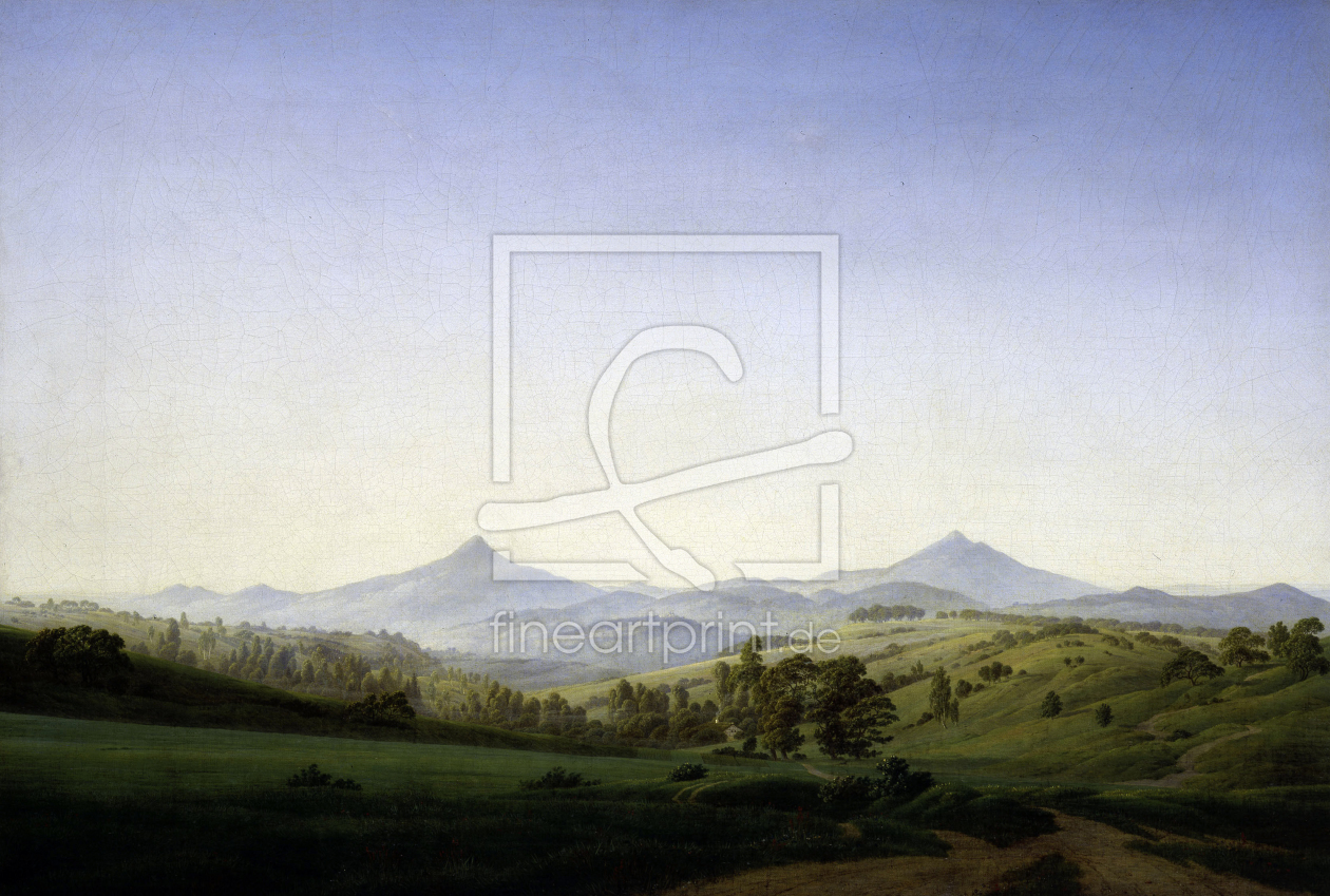 Bild-Nr.: 30001566 Friedrich / Bohemian landscape / 1808 erstellt von Friedrich, Caspar David