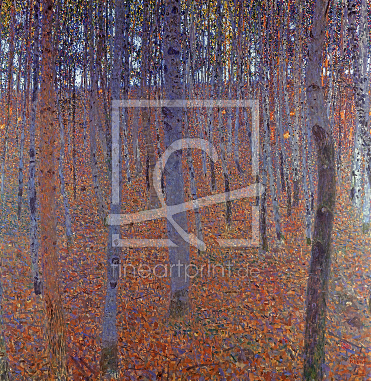 Bild-Nr.: 30001758 Gustav Klimt / Birch Forest / pre 1905 erstellt von Klimt, Gustav