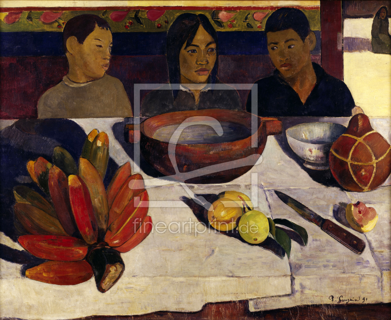 Bild-Nr.: 30001862 Gauguin, Tahitian boys at table erstellt von Gauguin, Paul