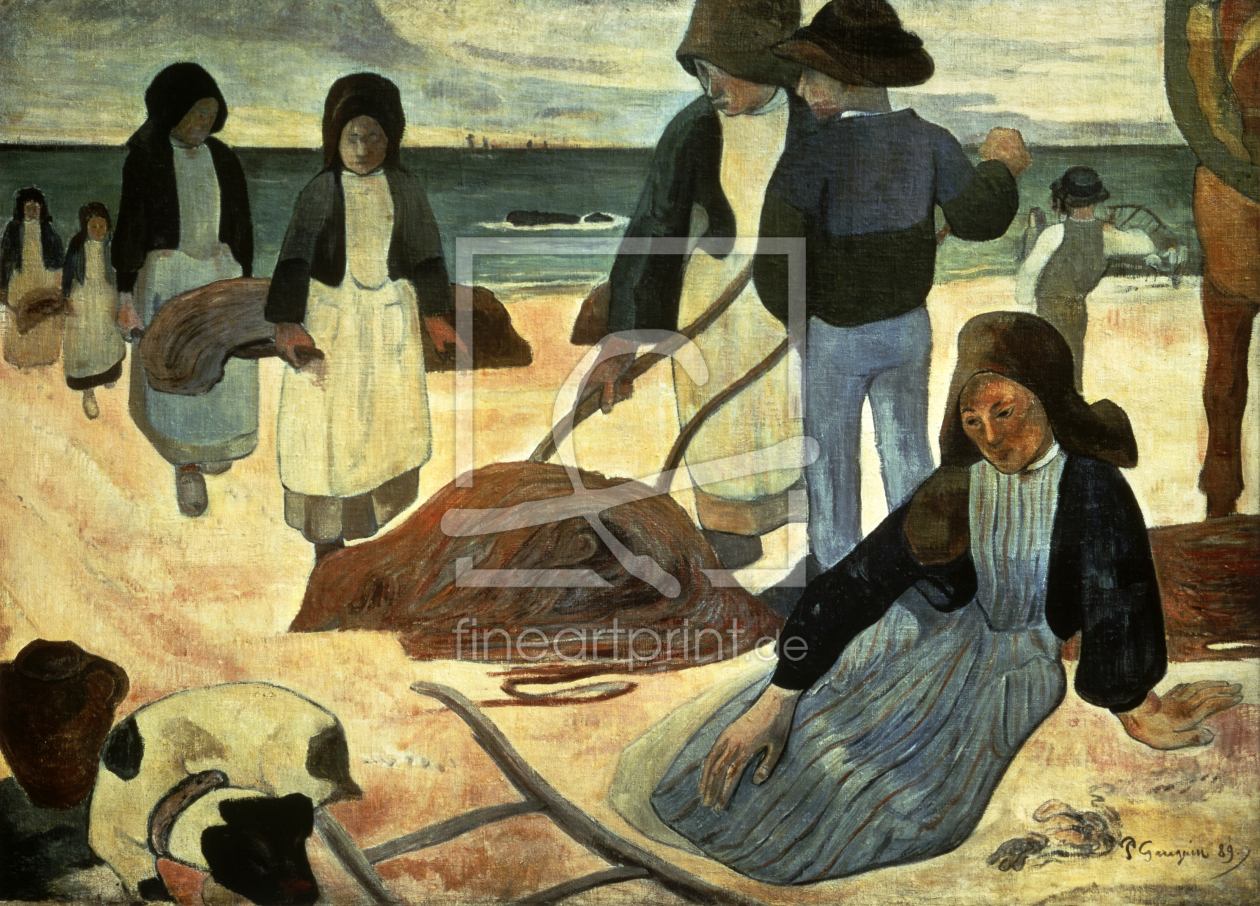Bild-Nr.: 30001878 Gauguin, Breton Seaweed Collector erstellt von Gauguin, Paul