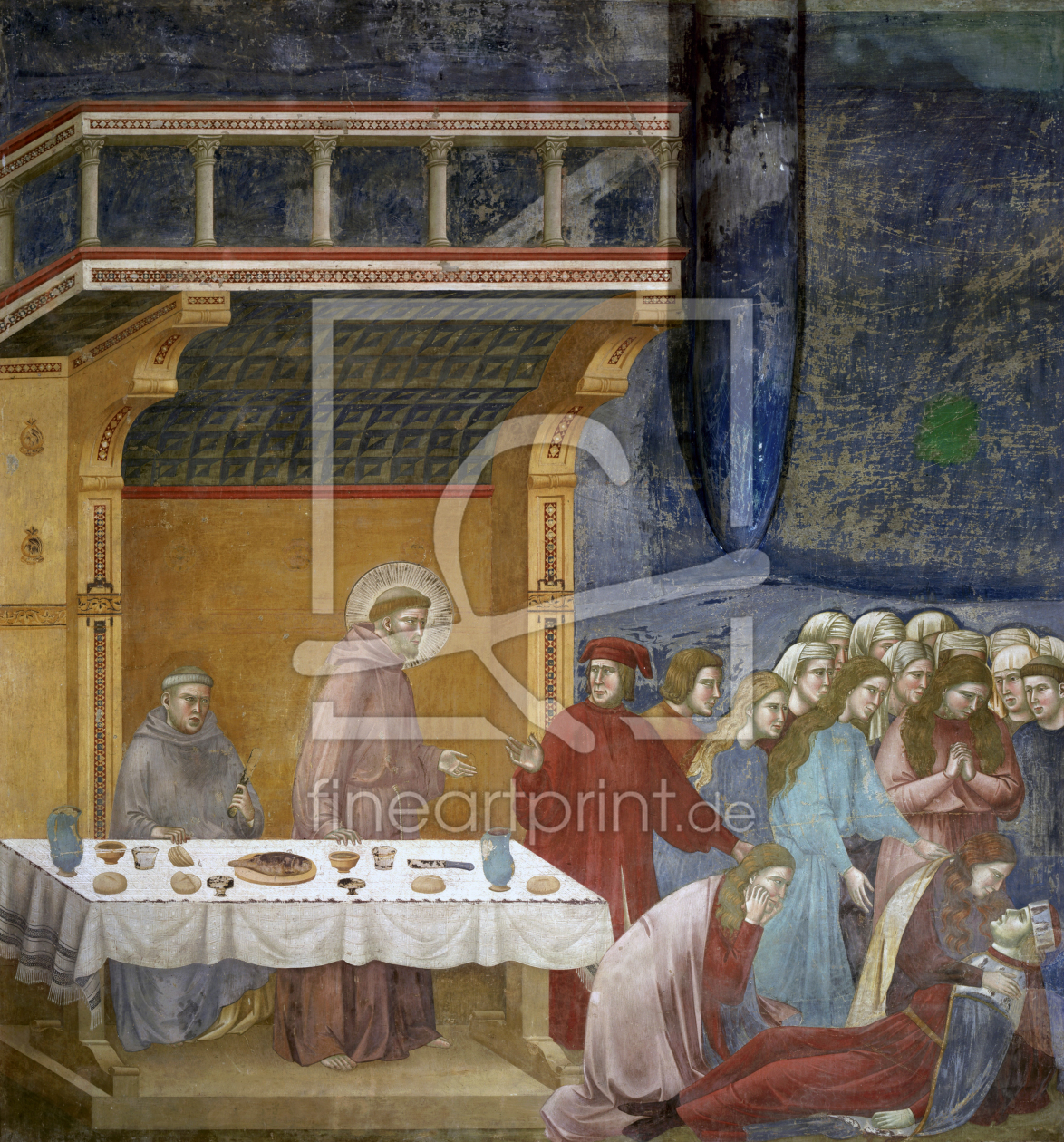 Bild-Nr.: 30001928 Giotto / St.Francis and knight of Celano erstellt von Giotto di Bondone