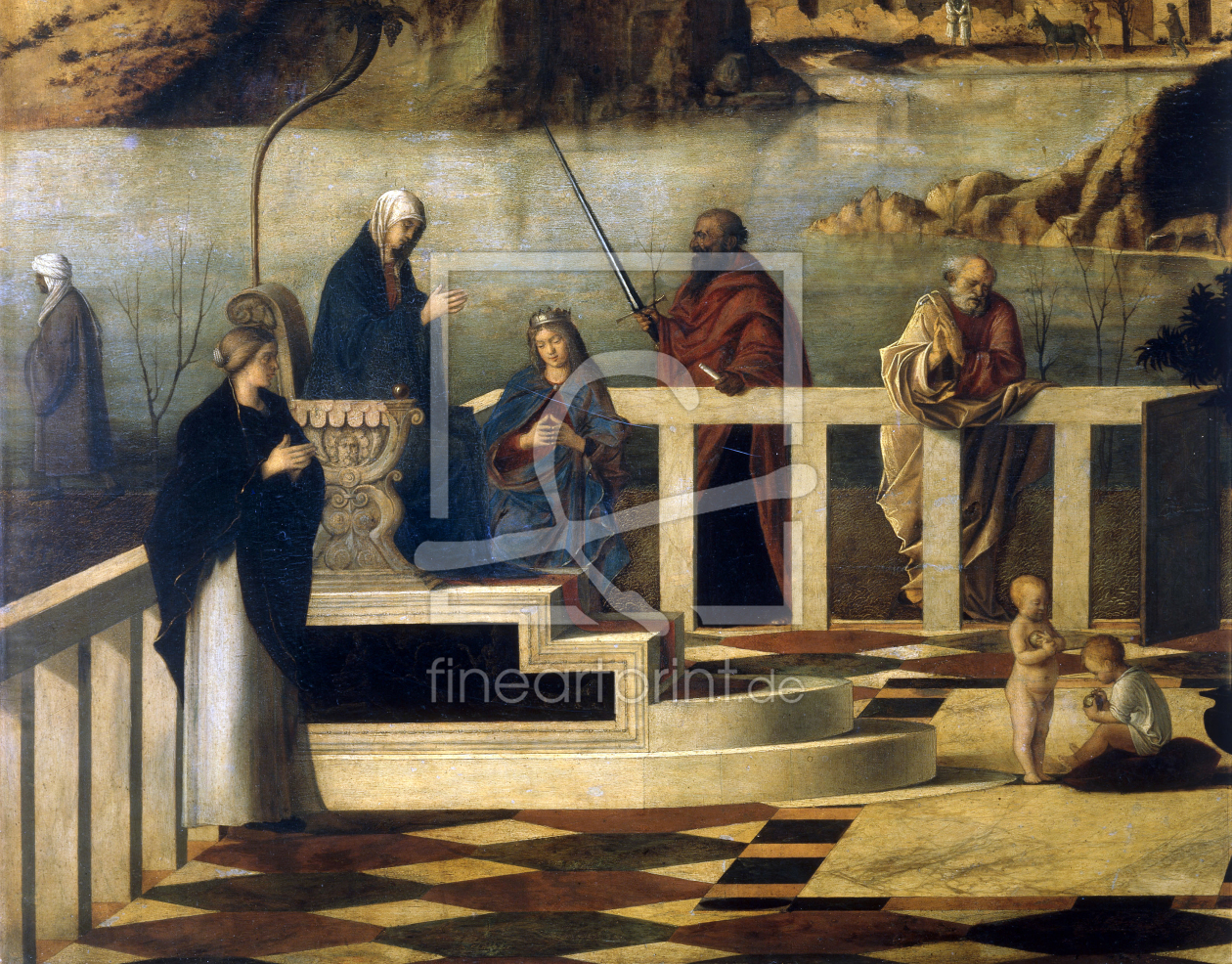 Bild-Nr.: 30001986 G.Bellini, Religious Allegory, Section erstellt von Bellini, Giovanni