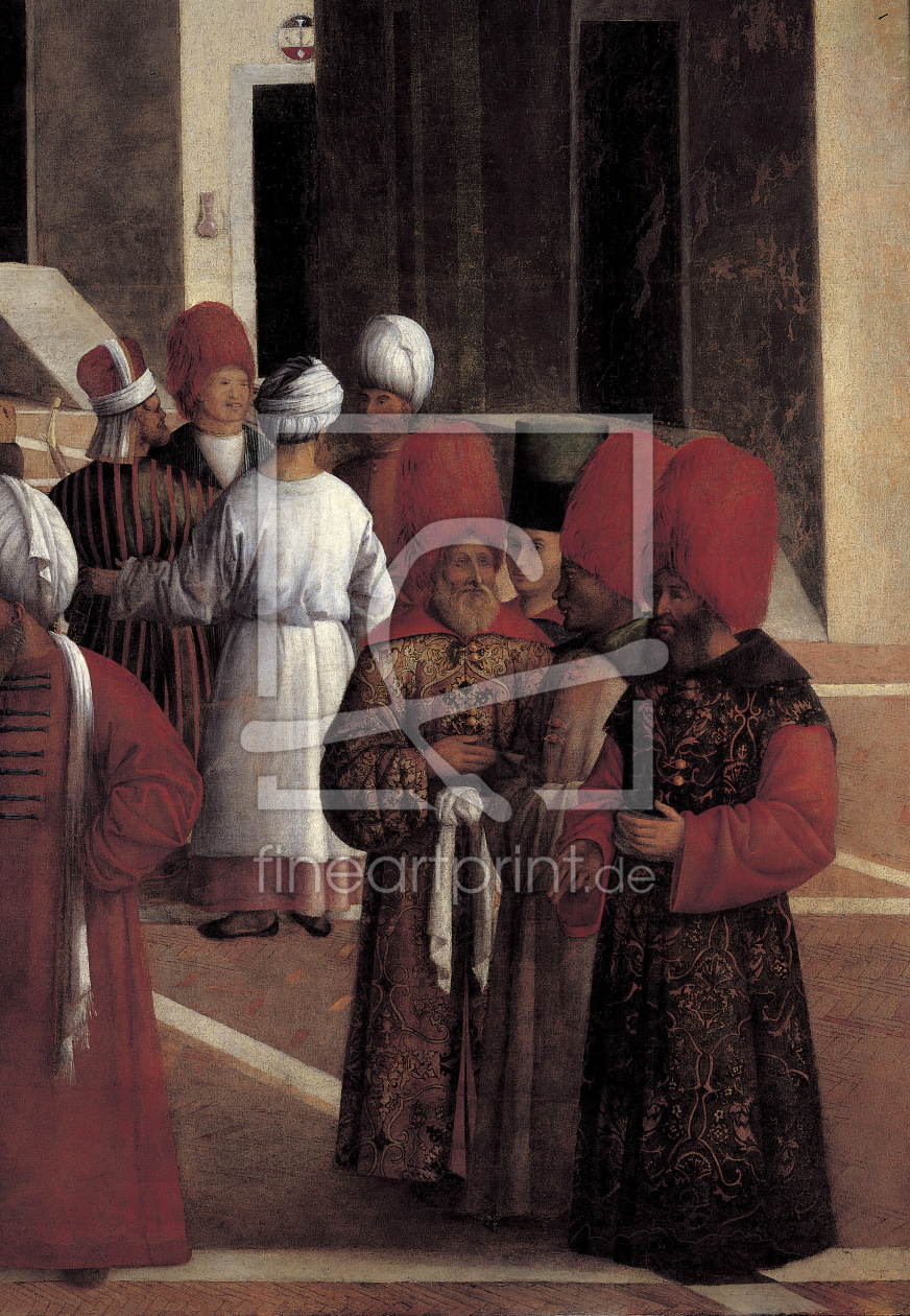 Bild-Nr.: 30002032 G.Bellini /Sermon of St.Mark, Orientals erstellt von Bellini, Giovanni