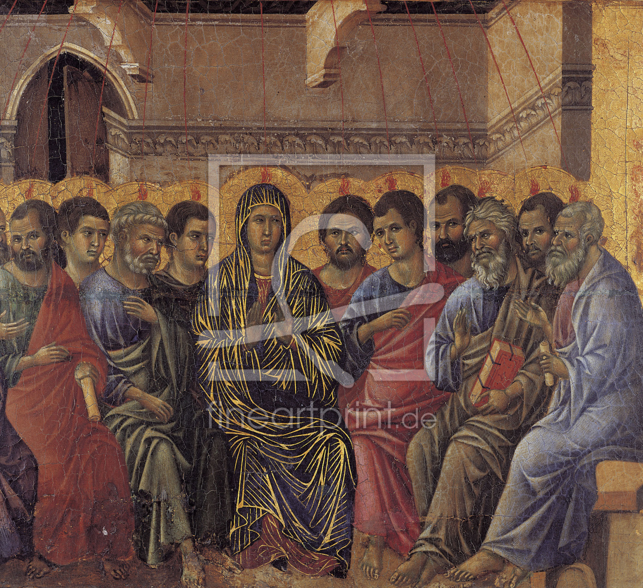 Bild-Nr.: 30002116 Duccio / Pentecost / Paint./ c.1308 erstellt von Duccio (di Buoninsegna)