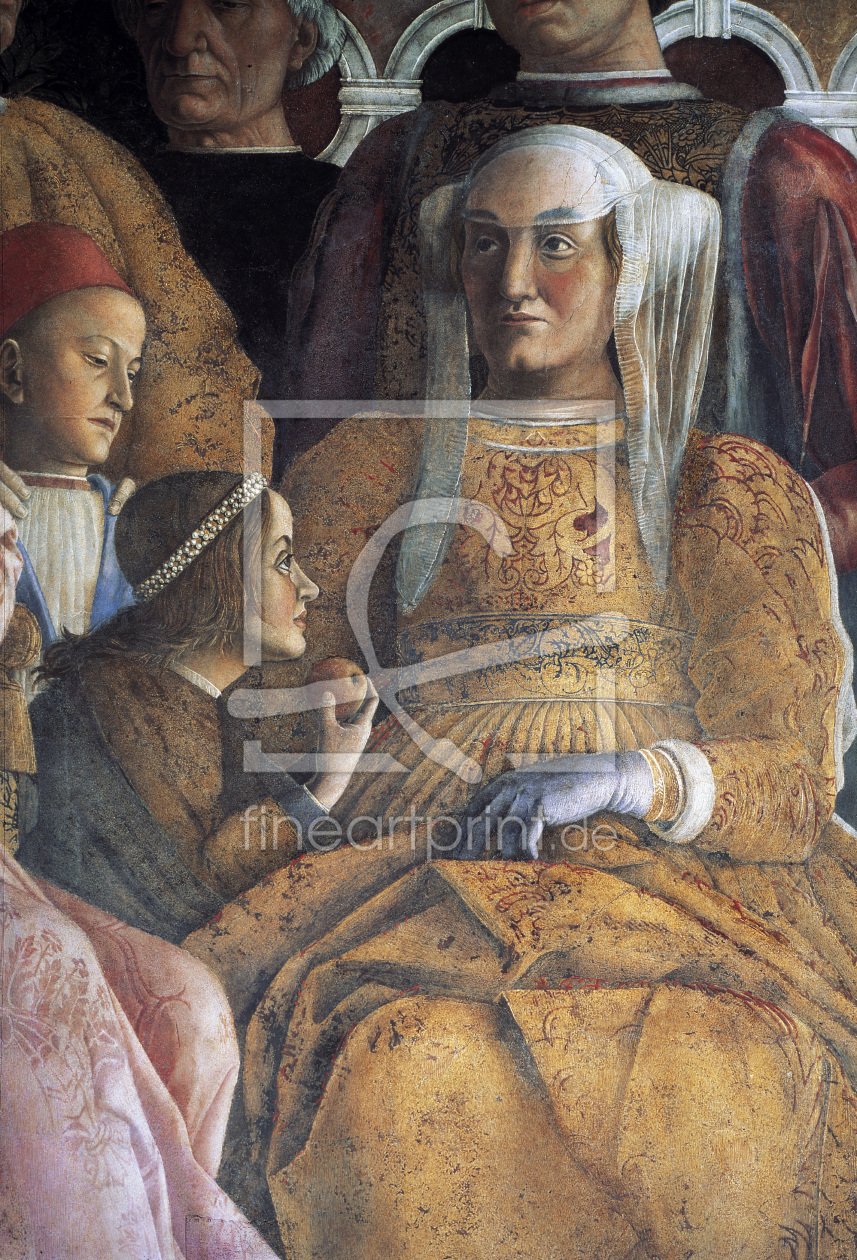 Bild-Nr.: 30002144 Barbara of Brandenburg / Fresco,Mantegna erstellt von Mantegna, Andrea