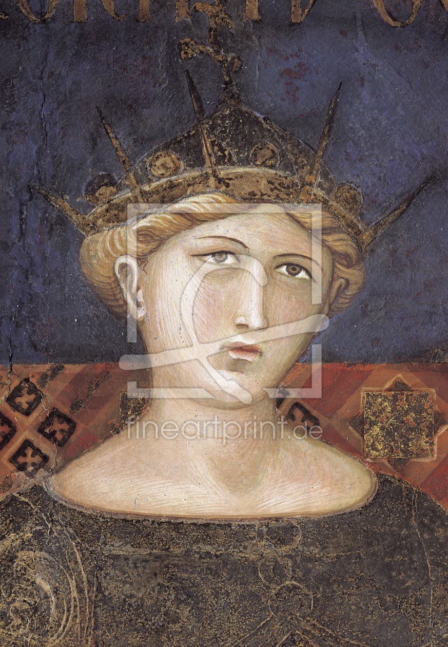 Bild-Nr.: 30002290 A.Lorenzetti / Fortitudo / Fresco erstellt von Lorenzetti, Ambrogio