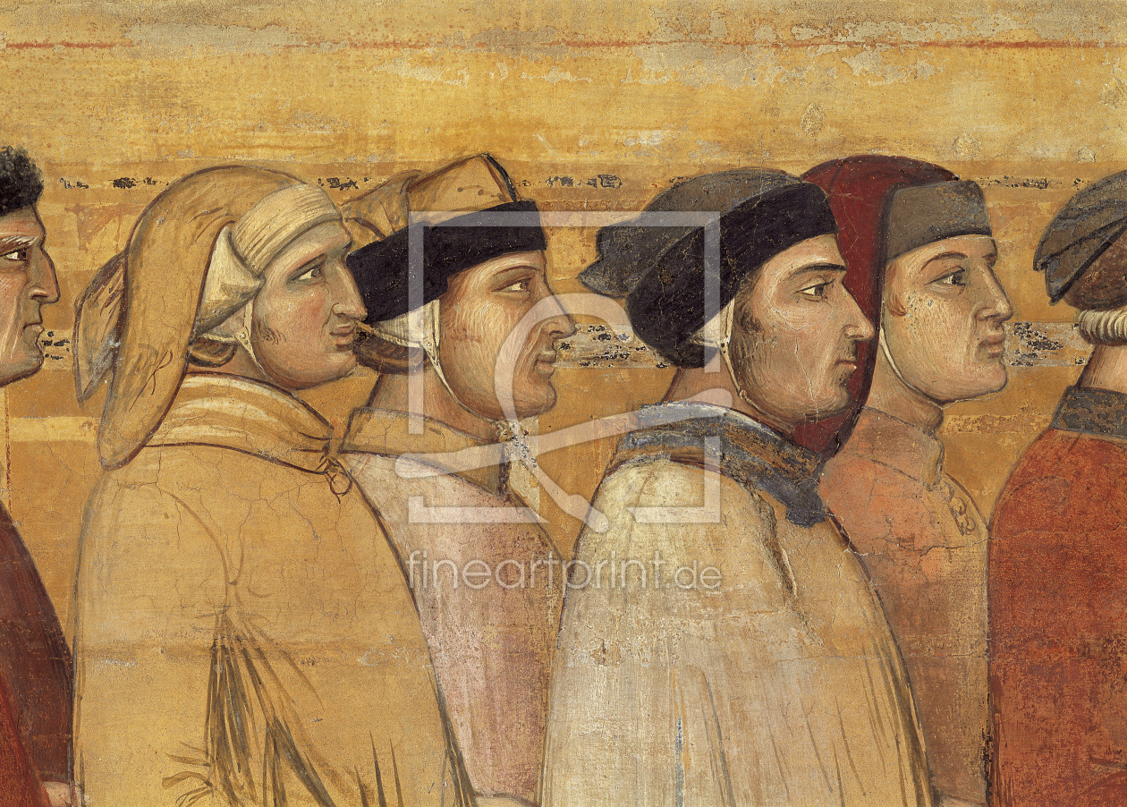 Bild-Nr.: 30002330 A.Lorenzetti /Council of 24, Det.Fresco erstellt von Lorenzetti, Ambrogio
