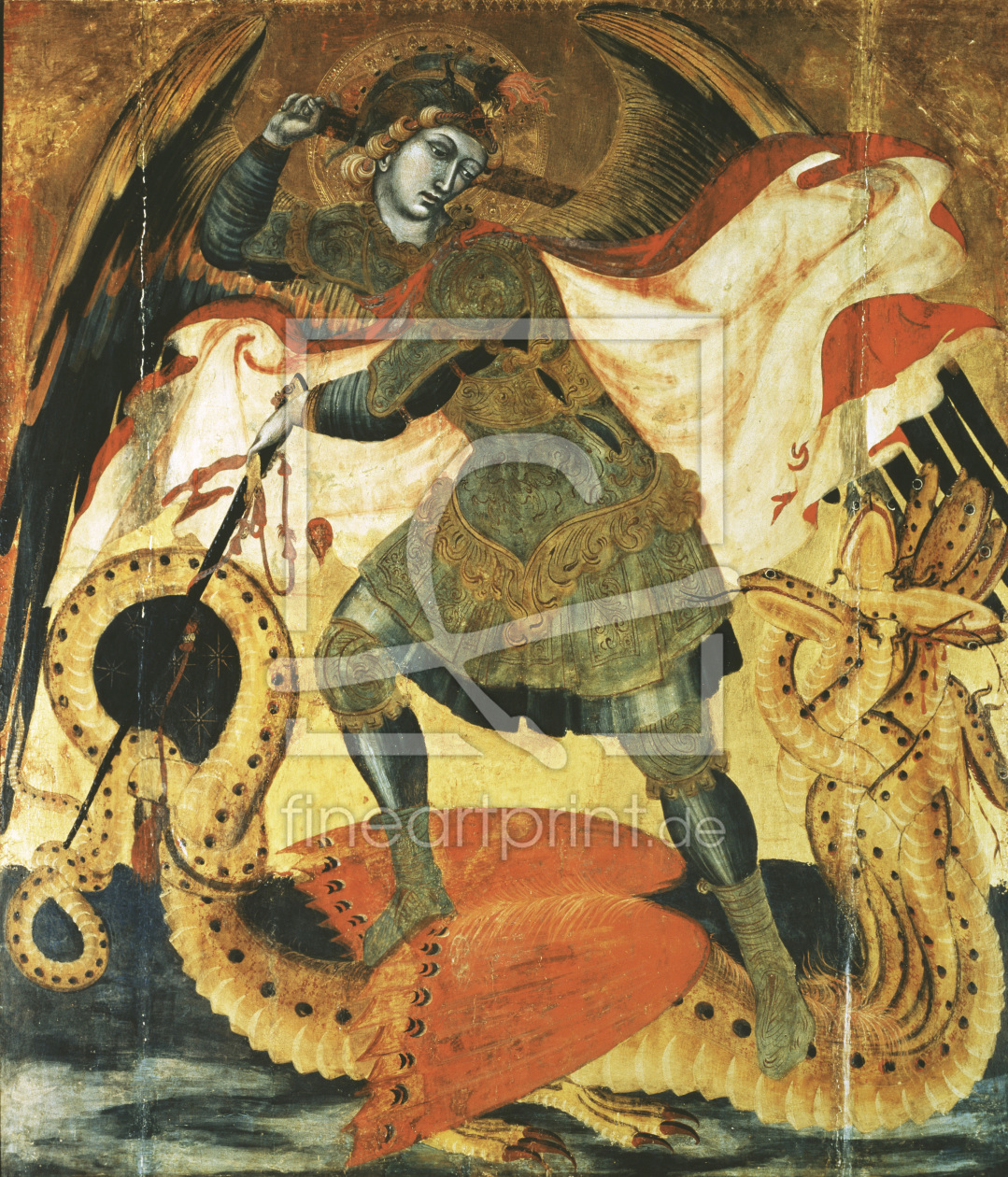 Bild-Nr.: 30002350 Lorenzetti / Michael and the Dragon erstellt von Lorenzetti, Ambrogio