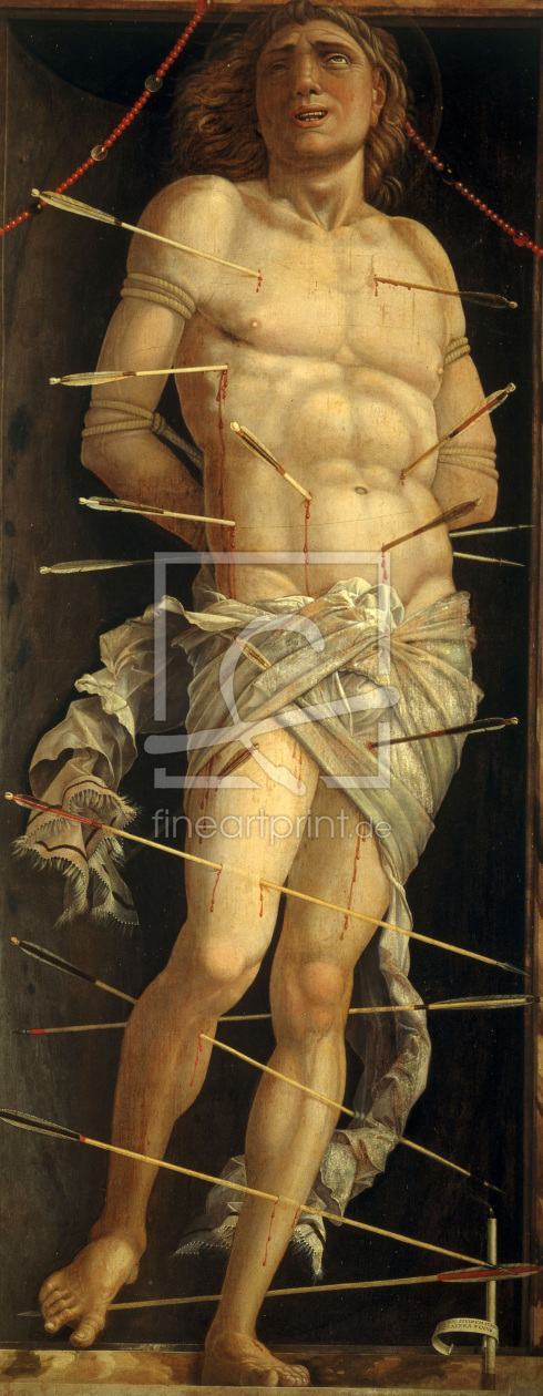 Bild-Nr.: 30002374 A.Mantegna /St.Sebastian/ Paint./ c.1490 erstellt von Mantegna, Andrea