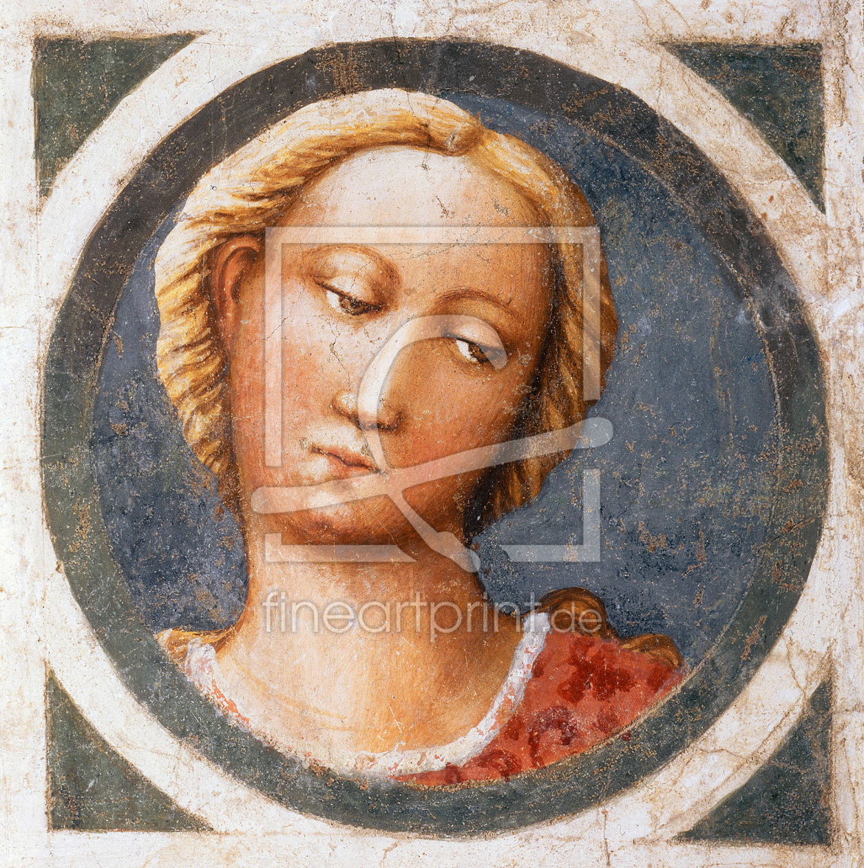 Bild-Nr.: 30002438 Masaccio / Female Portr./ Fresco / C15th erstellt von Masaccio (Tommaso di Giovanni di Simone Guidi)