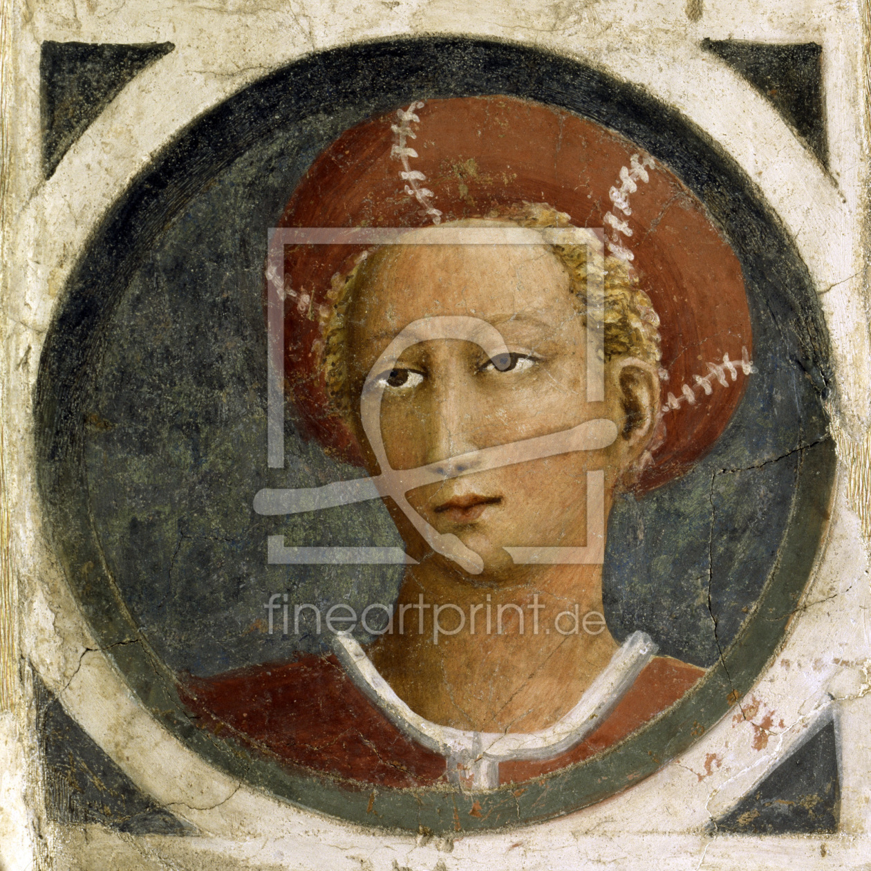 Bild-Nr.: 30002440 Masaccio / Female Portr./ Fresco / C15th erstellt von Masaccio (Tommaso di Giovanni di Simone Guidi)