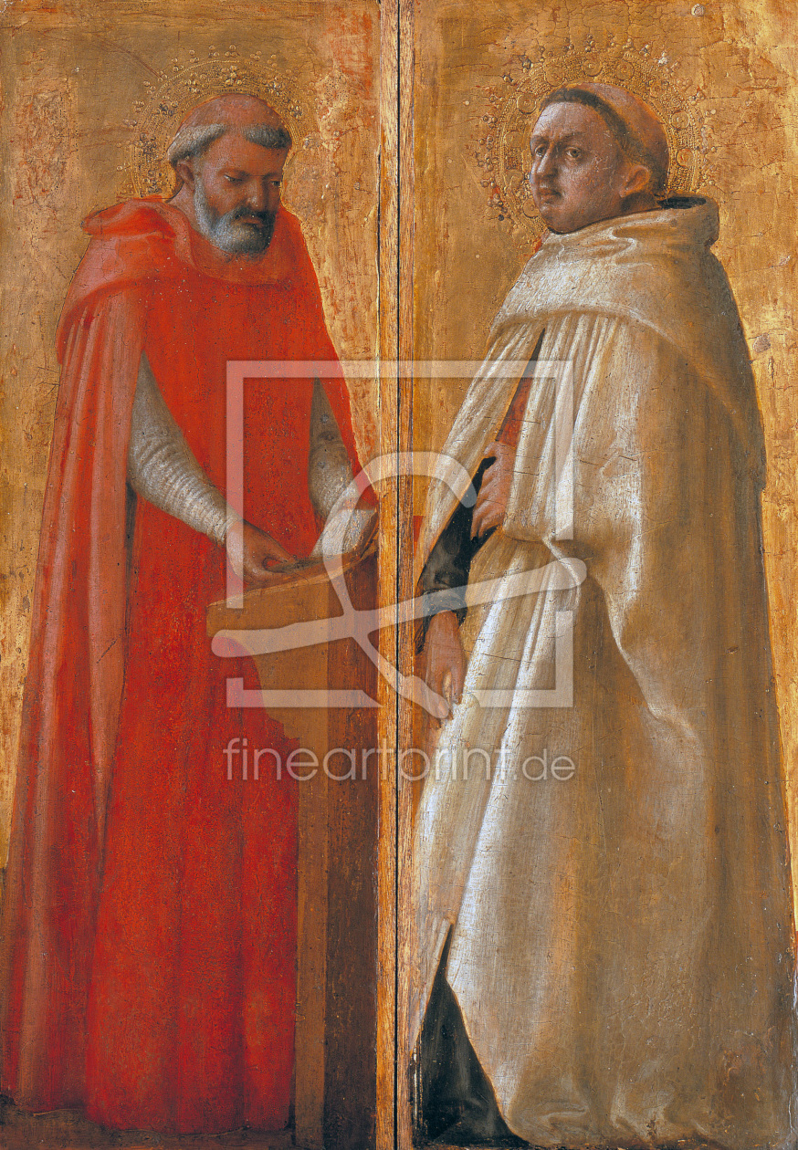 Bild-Nr.: 30002474 Masaccio /Two Holy Carmelites/ Paint. erstellt von Masaccio (Tommaso di Giovanni di Simone Guidi)