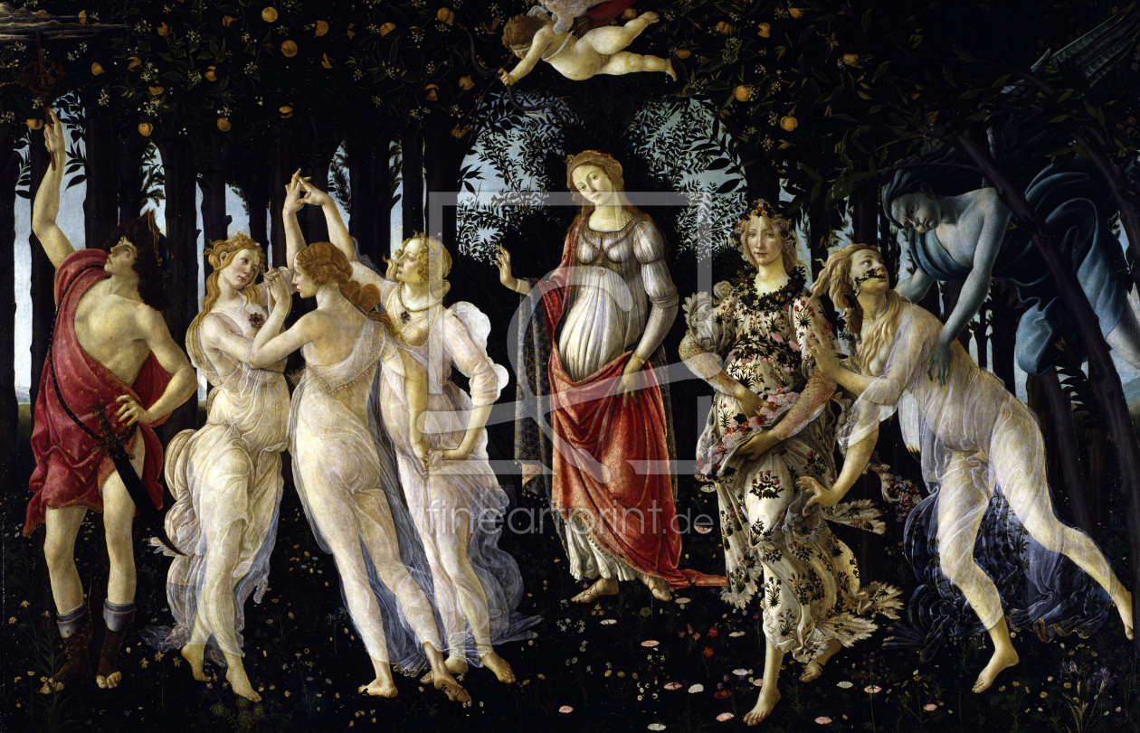 Bild-Nr.: 30002634 Botticelli / La Primavera / c.1477/78 erstellt von Botticelli, Sandro
