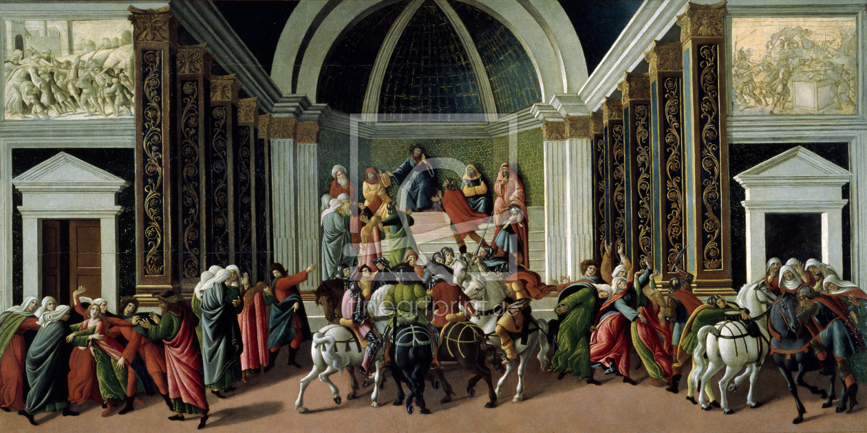 Bild-Nr.: 30002636 Geschichte der Virginia/Gem.v.Botticelli erstellt von Botticelli, Sandro
