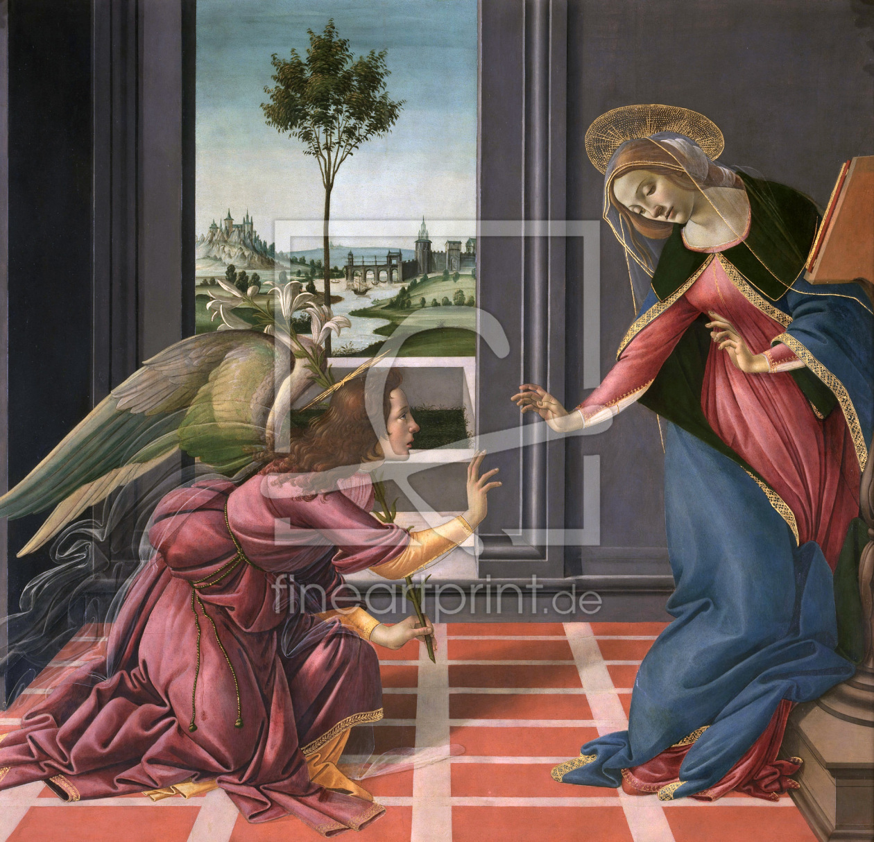 Bild-Nr.: 30002670 Botticelli, Annunciation erstellt von Botticelli, Sandro