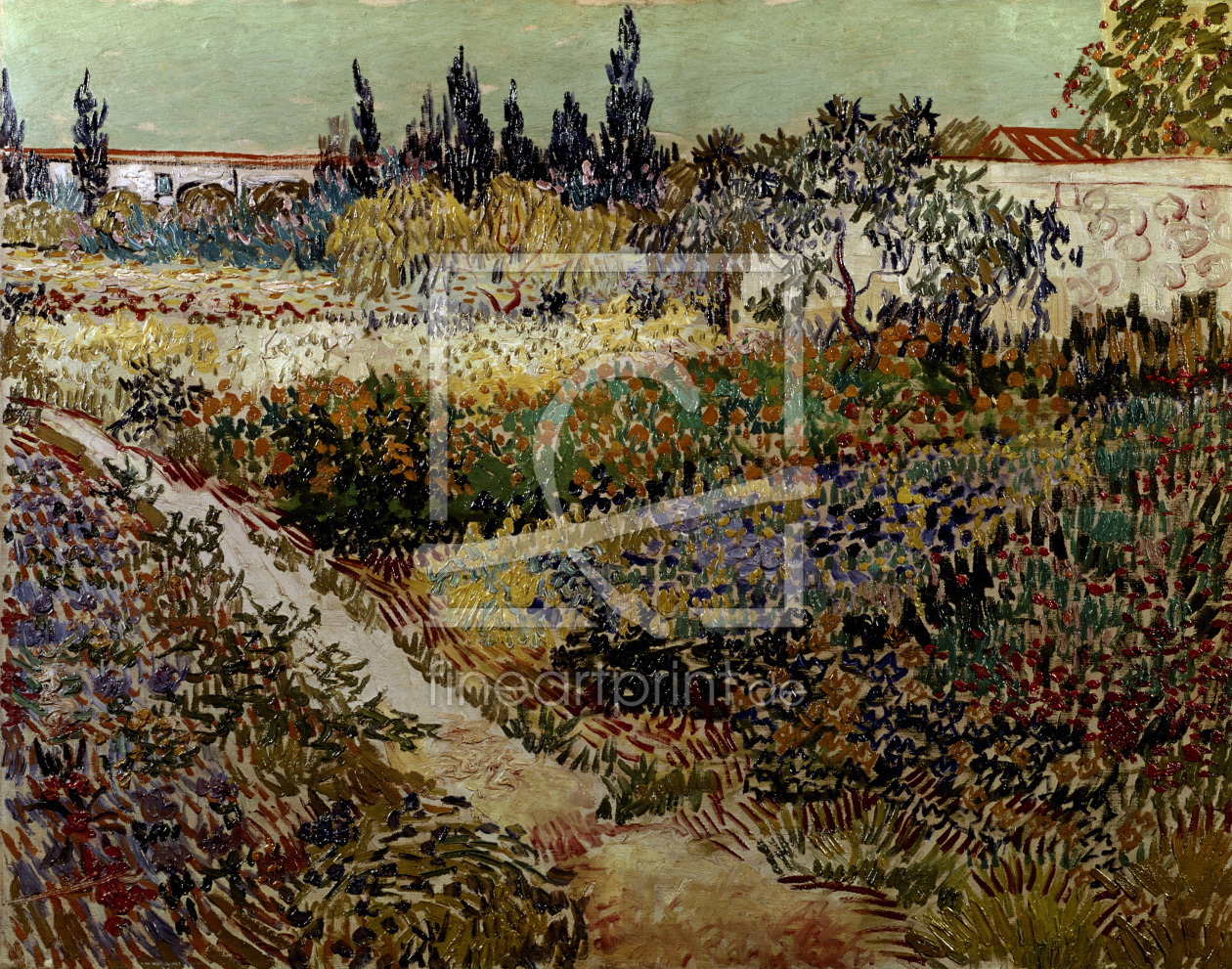 Bild-Nr.: 30003244 van Gogh / Flowering Garden & Path /1888 erstellt von van Gogh, Vincent