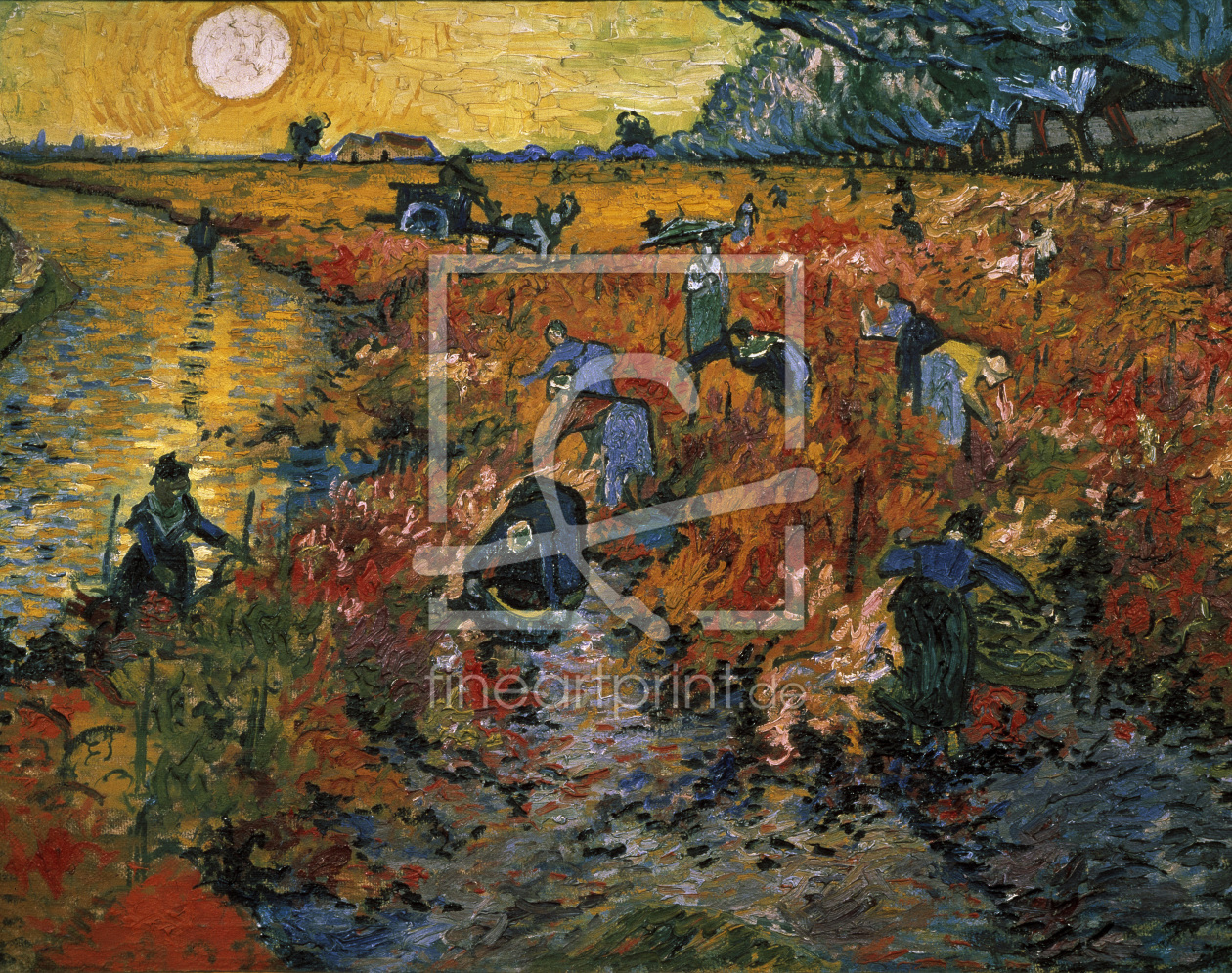 Bild-Nr.: 30003454 van Gogh / The red Vineyard / 1888 erstellt von van Gogh, Vincent