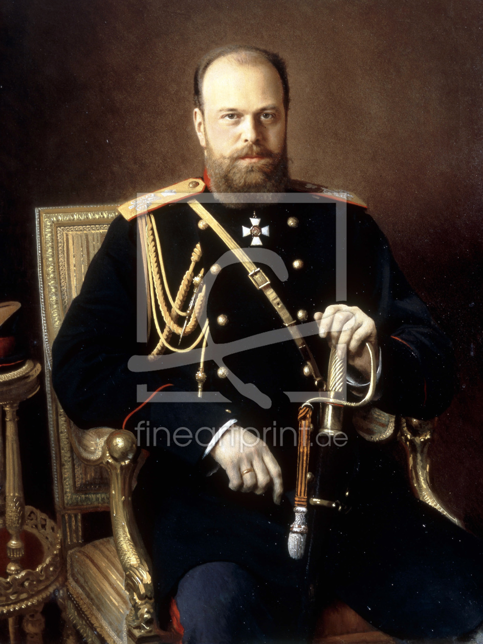Bild-Nr.: 30003654 Alexander III of Russia / by Kramskoi. erstellt von Kramskoi, Iwan Nikolajewitsch