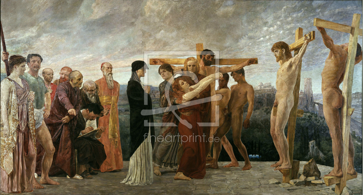 Bild-Nr.: 30003714 Crucifixion of Christ / Klinger / 1890 erstellt von Klinger, Max