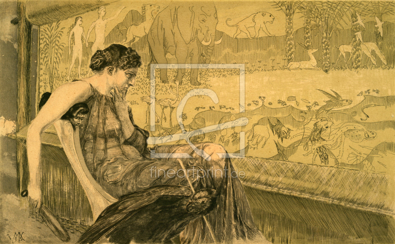 Bild-Nr.: 30003730 Max Klinger / Penelope Weaving / 1895 erstellt von Klinger, Max