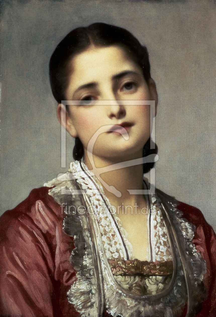 Bild-Nr.: 30003982 F.Leighton / Portr.of a Woman / c.1880 erstellt von Leighton, Frederic