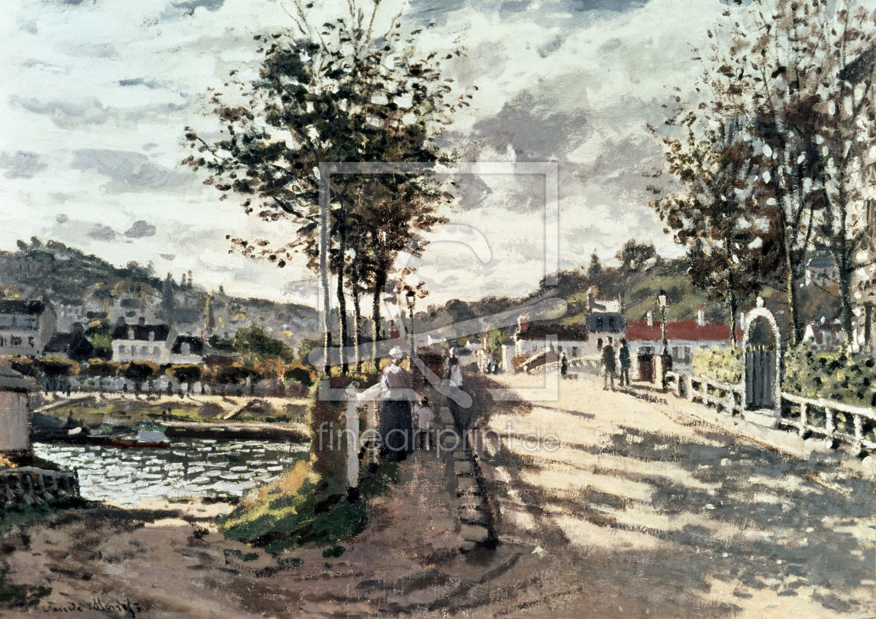 Bild-Nr.: 30004020 Monet / The bridge of Bougival / 1870 erstellt von Monet, Claude