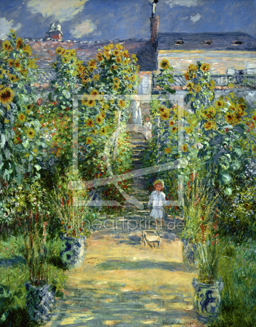 Bild-Nr.: 30004050 Claude Monet, Monets garden.../ painting erstellt von Monet, Claude