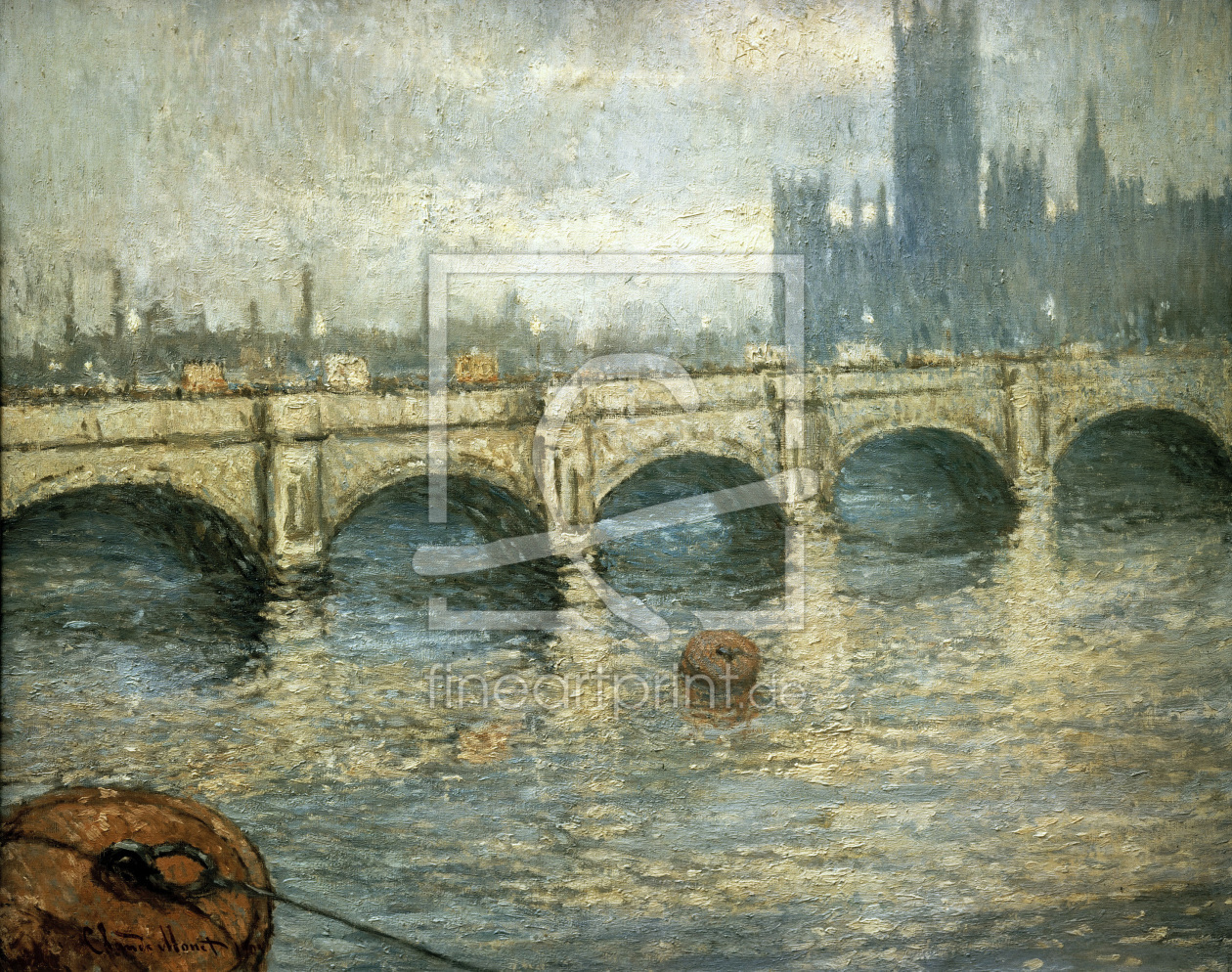 Bild-Nr.: 30004232 Monet / Bridge over the Thames / 1903 erstellt von Monet, Claude