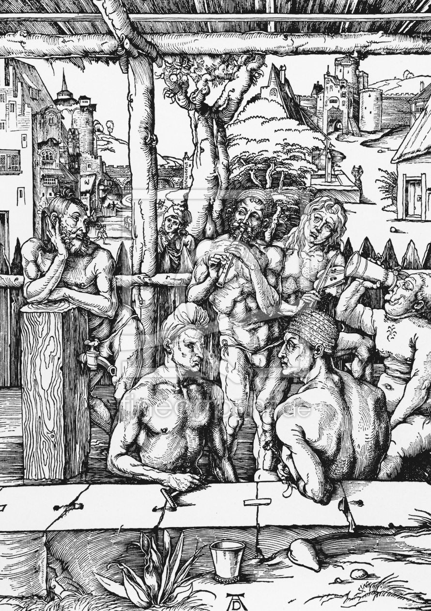 Bild-Nr.: 30004292 The Men's Bath / Dürer / c.1496 erstellt von Dürer, Albrecht