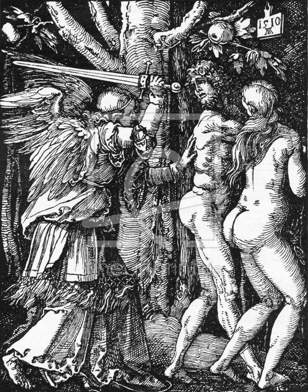 Bild-Nr.: 30004322 D}rer / Expulsion / Small Passion erstellt von Dürer, Albrecht
