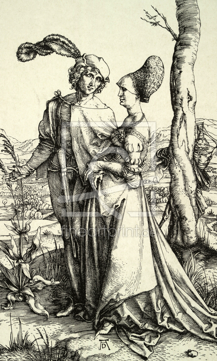 Bild-Nr.: 30004324 A.Dürer / Nobleman and lady.. / c.1496 erstellt von Dürer, Albrecht