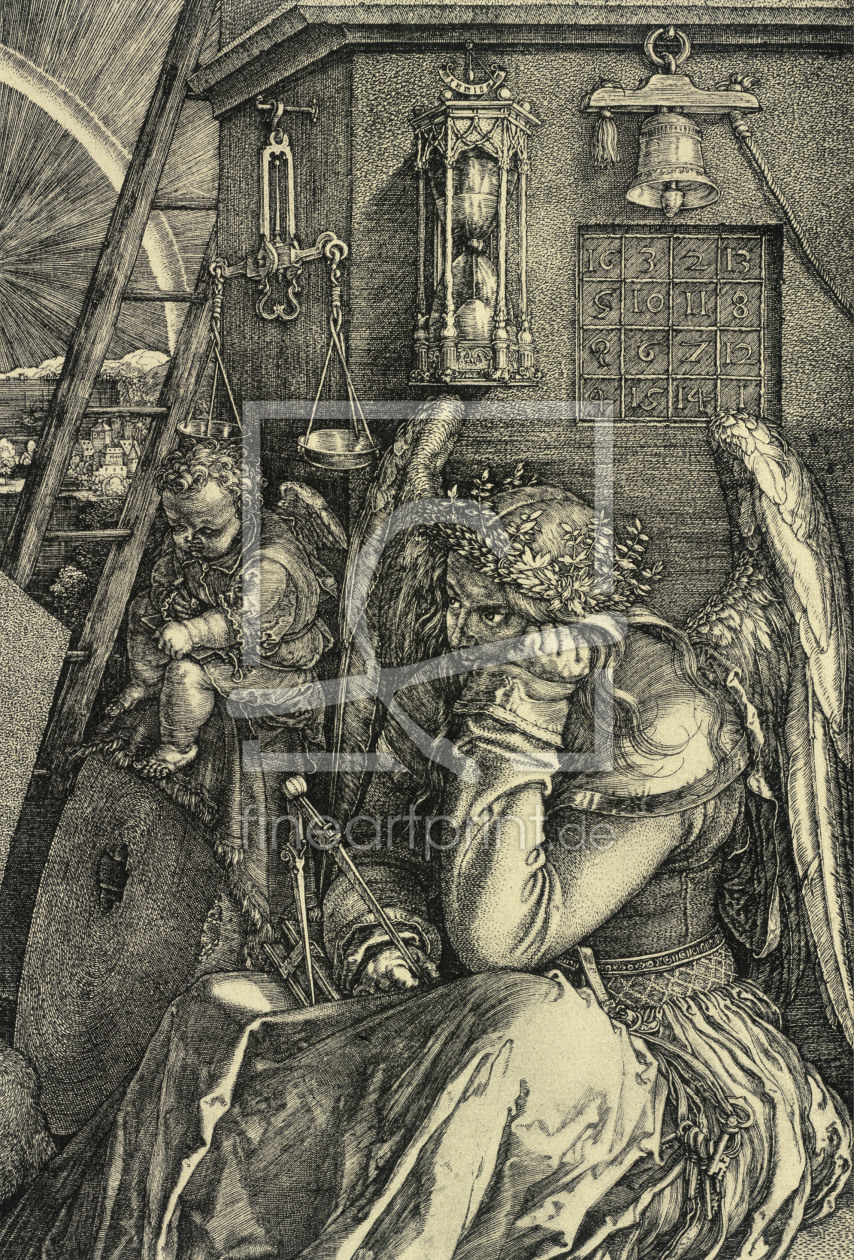Bild-Nr.: 30004516 A.Dürer / Melancholy / 1514 erstellt von Dürer, Albrecht