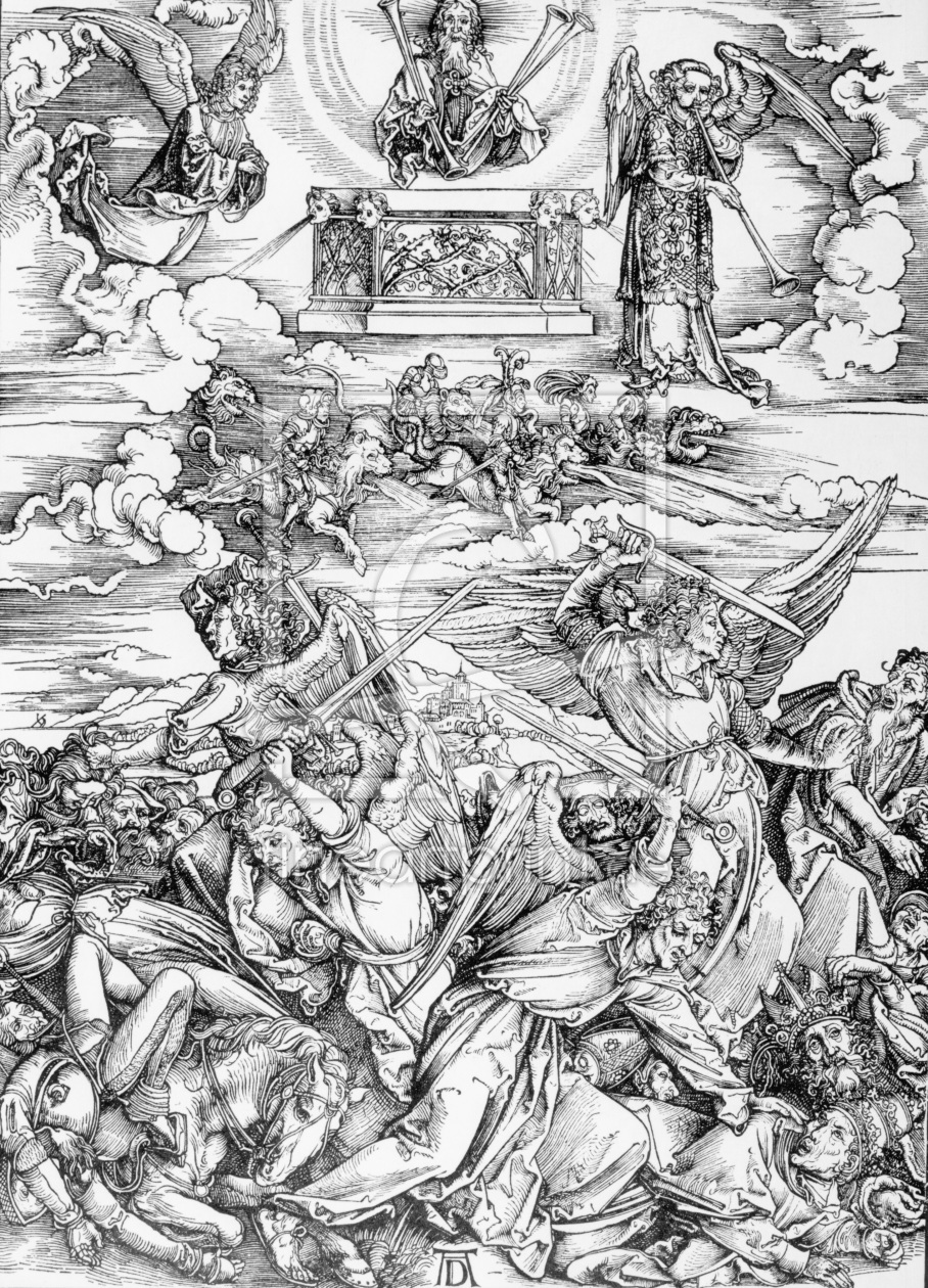 Bild-Nr.: 30004560 The Four Angels of Euphrat / Dürer erstellt von Dürer, Albrecht