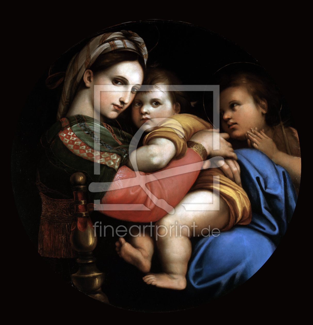 Bild-Nr.: 30004690 After Raphael / Madonna della Sedia erstellt von Raffaello Santi (Raffael)