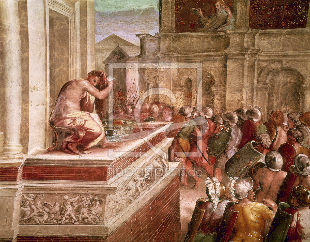 Bild-Nr.: 30004734 Raphael / David and Bathsheba / Fresco erstellt von Raffaello Santi (Raffael)