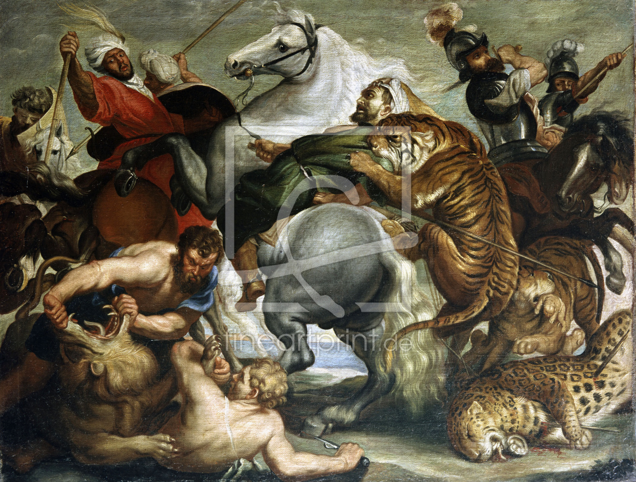 Bild-Nr.: 30005166 P.P.Rubens, Tiger and Leopard Hunt erstellt von Rubens, Peter Paul