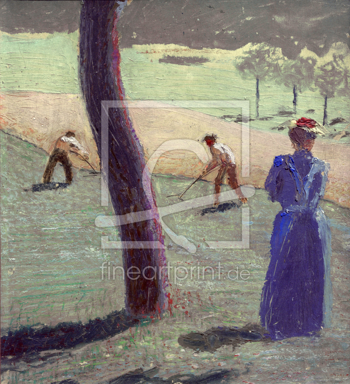 Bild-Nr.: 30005270 A.Macke, Arbeiter auf dem Feld bei ... erstellt von Macke, August