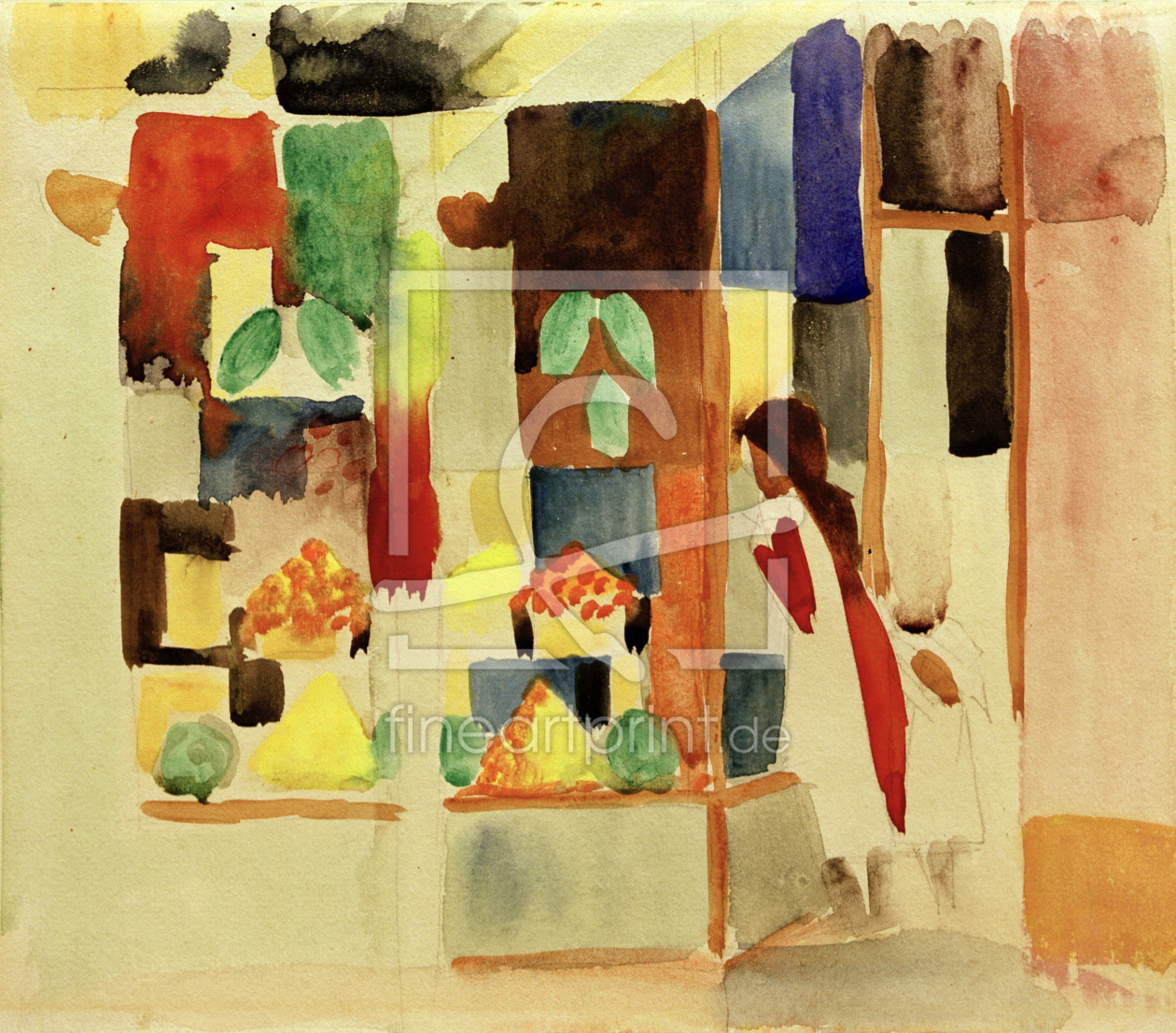 Bild-Nr.: 30005278 A.Macke, Kinder am Gemüseladen I, 1913 erstellt von Macke, August