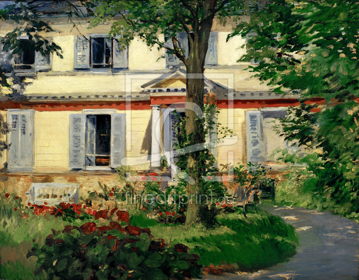 Bild-Nr.: 30005364 Manet / Country house in Rueil / 1882 erstellt von Manet, Edouard