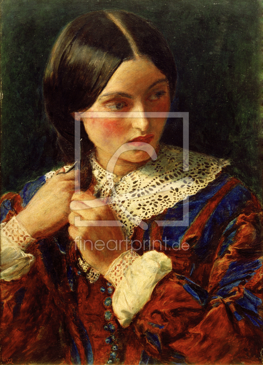 Bild-Nr.: 30005890 J.E.Millais, Only a Lock of Hair erstellt von Millais, Sir John Everett