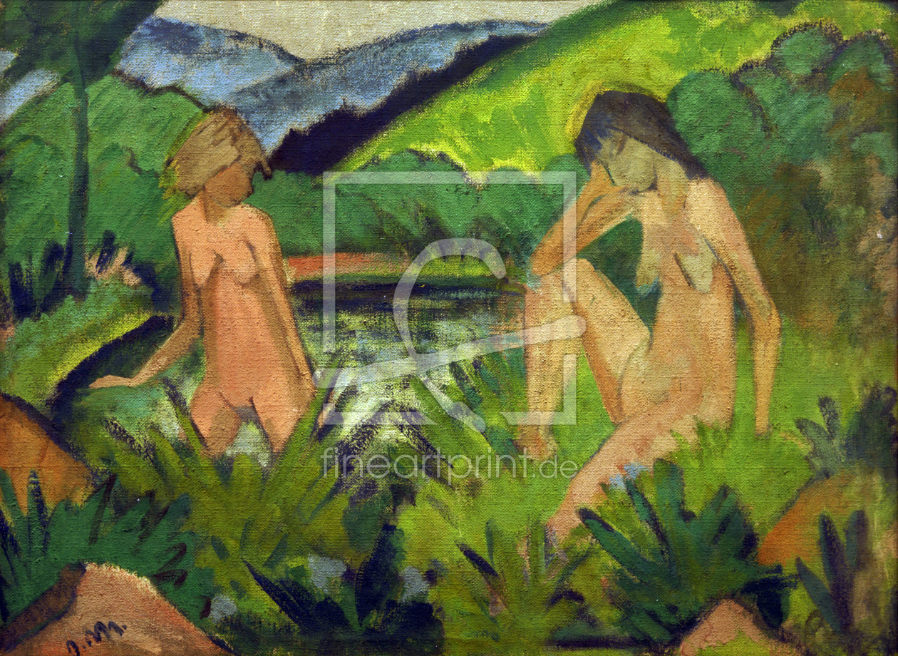 Bild-Nr.: 30006068 O.Mueller, Two Girls by the Water erstellt von Mueller, Otto