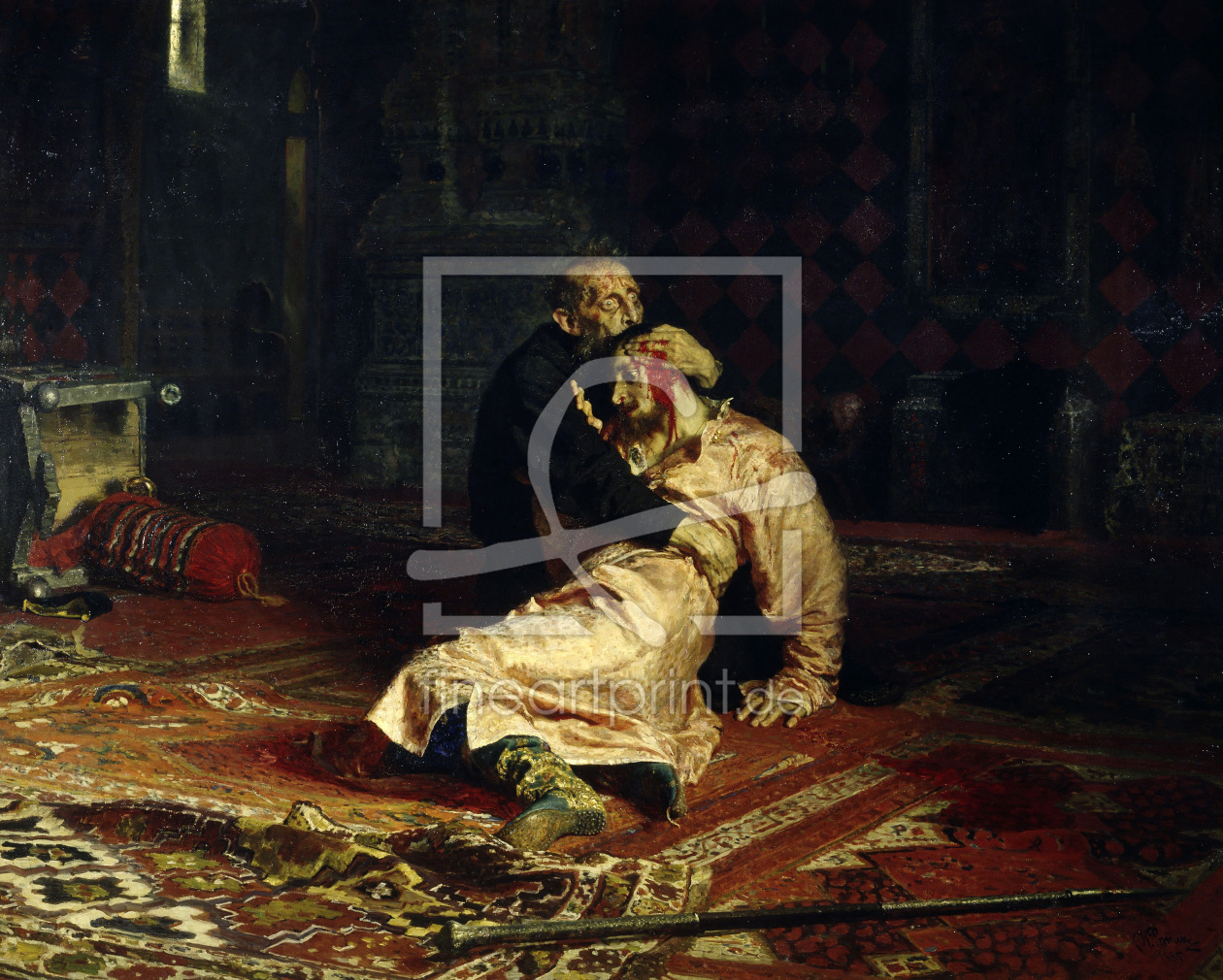 Bild-Nr.: 30006670 Ivan the Terrible & Son / I. Repin 1885 erstellt von Repin, Ilja Jefimowitsch