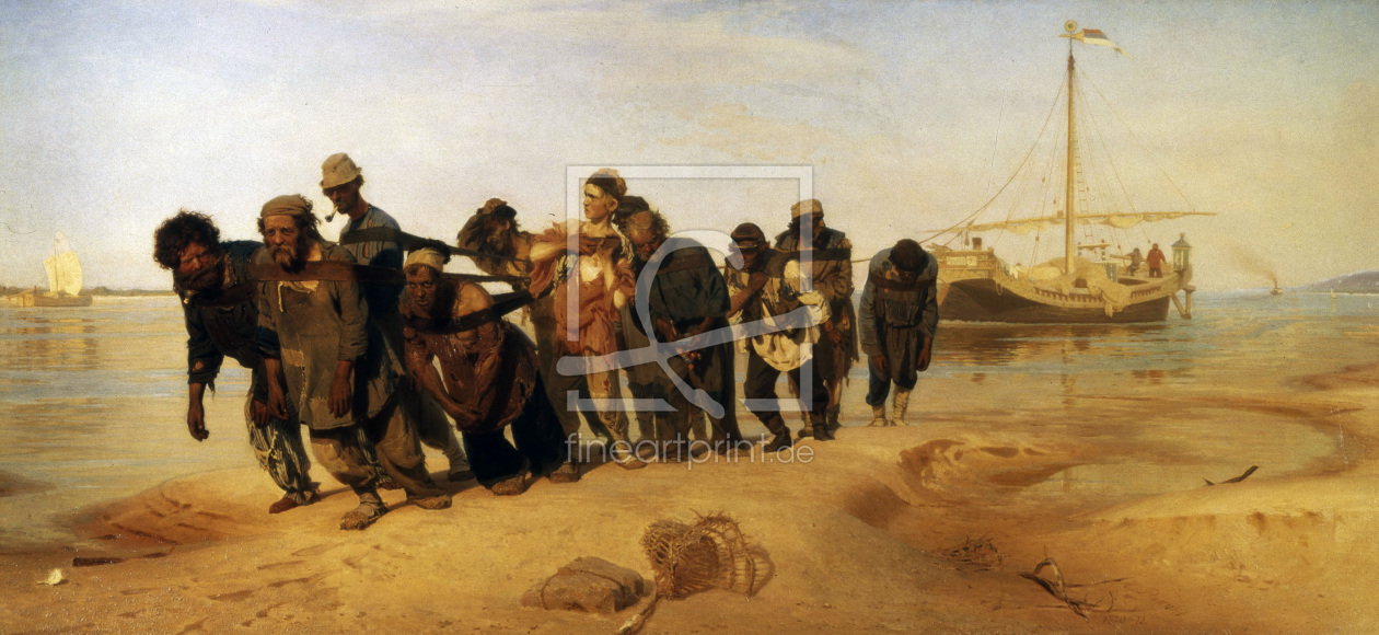 Bild-Nr.: 30006724 Ilya Repin / Barge Haulers of the Volga erstellt von Repin, Ilja Jefimowitsch